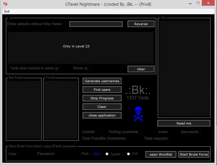 Cpanel Scanner and Cracker 2025