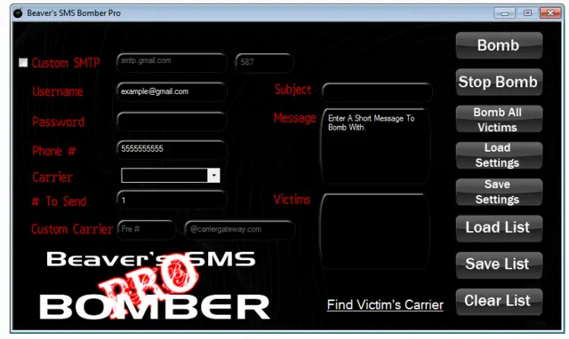 Beaver SMS Bomber Pro 2025